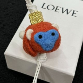 Cute Loewe calfskin replica bag charm lox01895