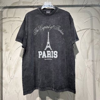 Classic Balenciaga THE CAPITAL OF FASHION T-shirt copy oversized bas52320