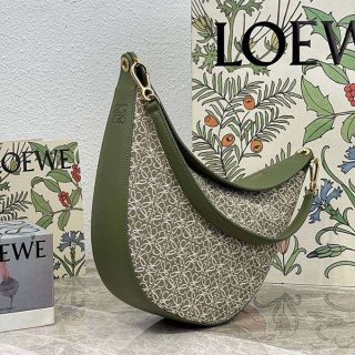 Convenient Loewe Luna Bag Replica Anagram Jacquard & Classic Calfskin loa89899