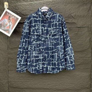 SS24 ★Fendi "FF" denim overshirt fake FW1292AR9NF0UV2