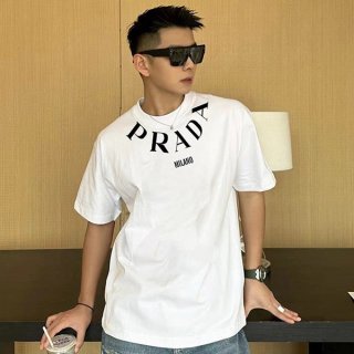Prada logo print T-shirt replica puk64340