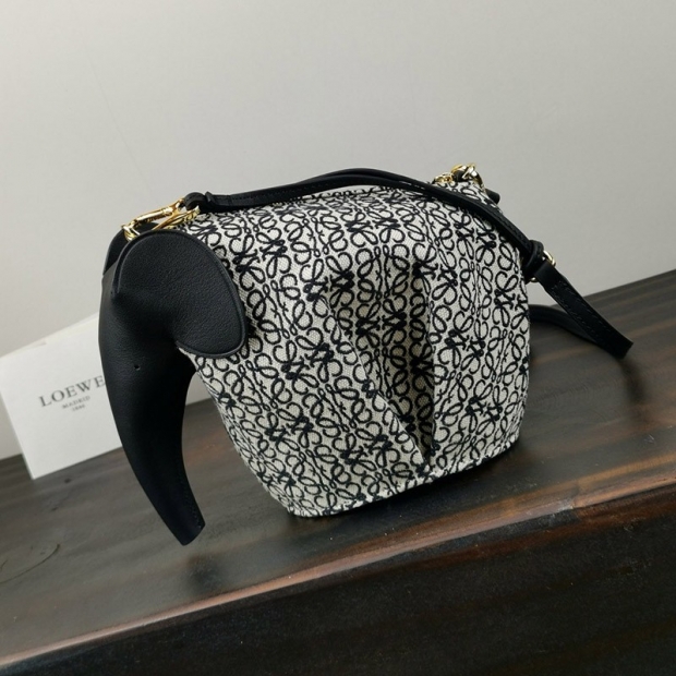 Loewe Anagram Elephant Bag Replica Mini Jacquard