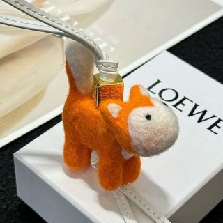 Immediate delivery Loewe x Suna Fujita calfskin replica bag charm loz64139
