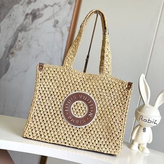Battle for Louis Vuitton On the Go MM Basket Bag Fake M24723