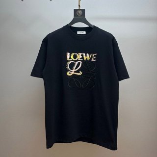 Must-have! Loewe Cotton Anagram Short Sleeve T-Shirt loc41817