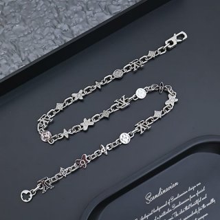 ★Safe shipping with tracking Louis Vuitton Grade N Necklace Daisy Flower x Monogram Craggy M01880