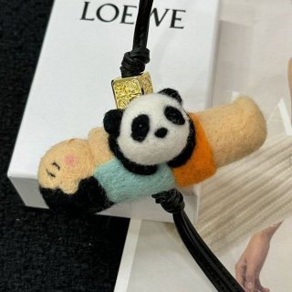 Hard to find Loewe calfskin replica bag charm low19892