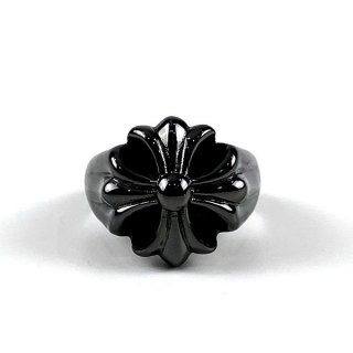 CHROME HEARTS Holly Grave Cutout Cross Ring Kuz21507