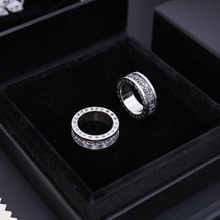 Classic Chrome Hearts Mini CH Plus Cheap Ring Kuh52522
