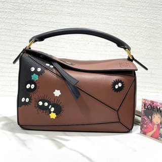 Must-have! Loewe Satin Calf Copy Puzzle Edge Shoulder Bag Small loz01779