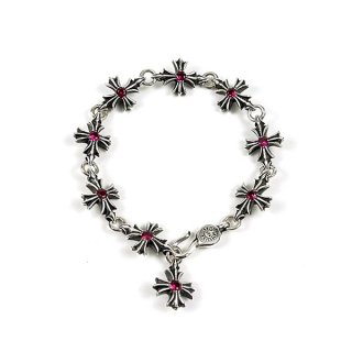 CHROME HEARTS PLUS CROSS BALL CHAIN BRACELET REFAKE Kum19454