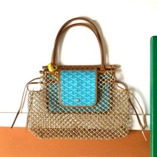 Limited Edition Goyard Coral Blue Allige Bag Replica 02018