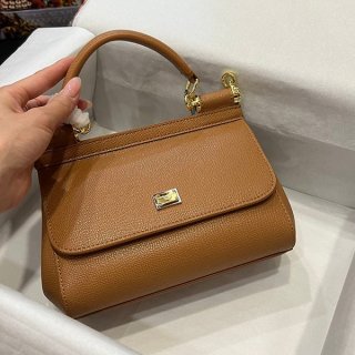 Dolce & Gabbana Replica SICILY Bag in Dauphine Leather Small Size