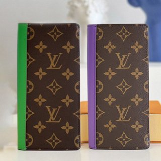 The hottest topic! Louis Vuitton long wallet replica Portefeuille Brazza NM 2 colors M81538