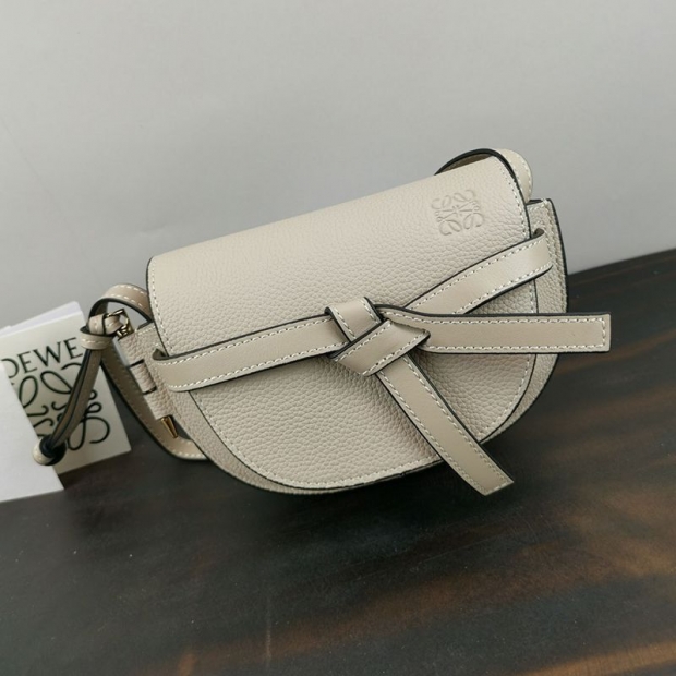 ★Japan!! Popular! Loewe Gate Replica Bum Bag Large Suede & Calfskin loz14297
