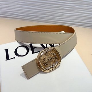 Very popular: Loewe Anagram reversible ellipse belt lot61395