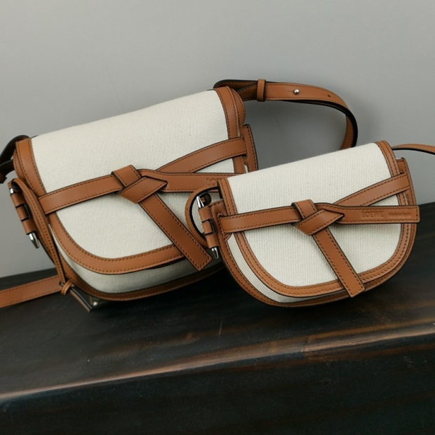 New on Sale Loewe Gate Replica Bum Bag Large Suede & Calfskin loh00934