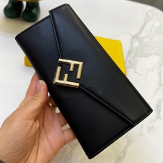 Fendi FF Diamond Flap Wallet Replica 8M0251A