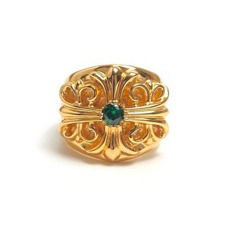 ☆Super popular☆Chrome Hearts 22k Keeper Ring Replica Pave Diamond Kuf77787