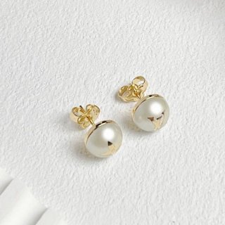 Super Hot Topic! Louis Vuitton Earrings Studs My Mix Pearl Parody M01589