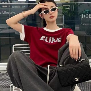 Cheap Celine Loose T-Shirt Parody Cotton Jersey Ceg25633 with Tracking