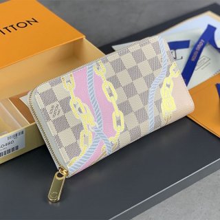 New for SpringLouis Vuitton Zippy Wallet Replica Long Wallet Damier N40480