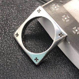 CHROME HEARTS CH PLUS SQUARE RING COPY SILVER KUQ61693