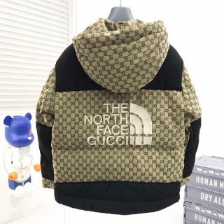 Collaboration not available in Japan ★ North Face x Gucci Replica GG Monogram Down Jacket gur22252