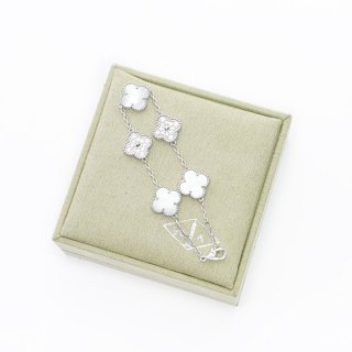 Extremely rare! Cheap Van Cleef & Arpels vintage Alhambra bracelet, 5 motifs vab36191