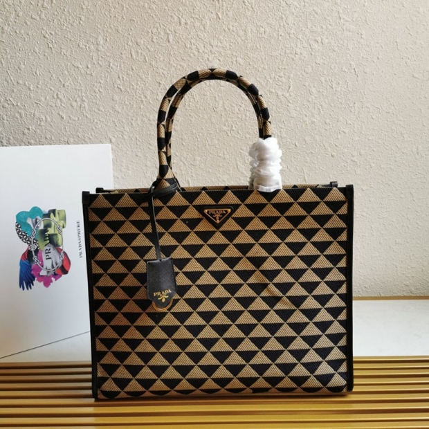 New for Spring/Summer - High quality Prada jacquard fabric micro bag puh33541