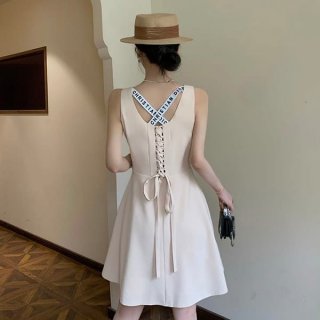 High quality Dior pleated long dress one piece replica dev00464