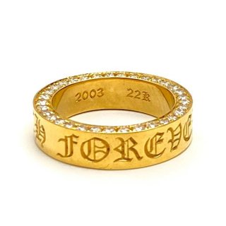 Rare Chrome Hearts Spacer Ring Replica Forever 22K Diamond Kub75993