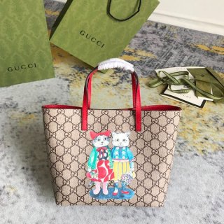 Gucci collaboration cat illustration tote bag copy guk71129
