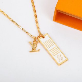 Louis Vuitton Collier Damier White Necklace Replica M69472