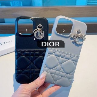 Stylish Lady Dior replica iPhone 14 PRO case in 2 colors deg56070