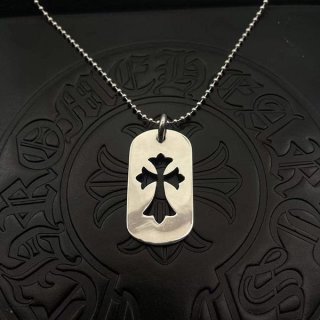 Best Price Challenge CHROME HEARTS Dog Tag Replica Small Cutout CH Cross Kuk83610