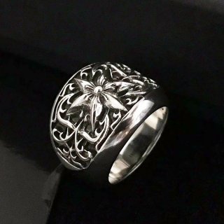 Chrome Hearts Replica Classic Oval Star Ring Kud93029