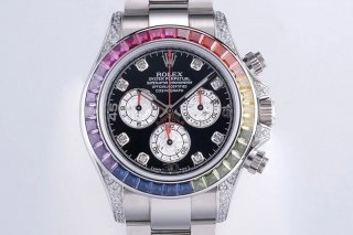 ☆Super popular☆ Rolex replica Cosmograph Daytona Rainbow watch for men 116595rbow