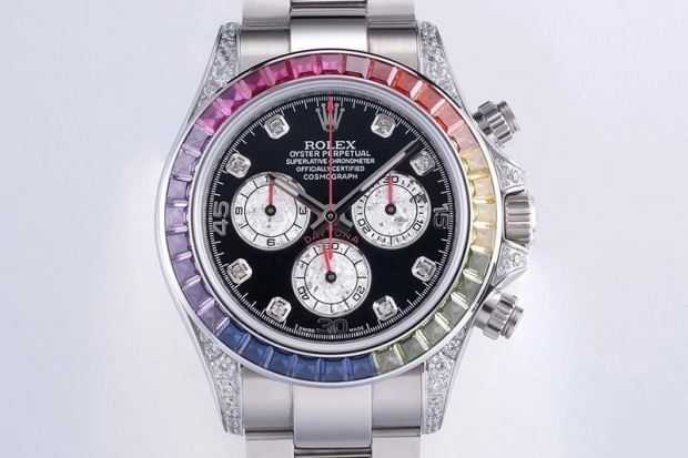 ☆Super popular☆ Rolex replica Cosmograph Daytona Rainbow watch for men 116595rbow