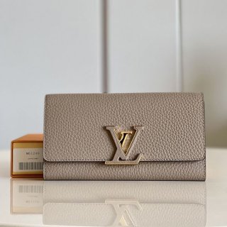 ☆Super popularLouis Vuitton Portefeuille Capucines fake wallet M61249