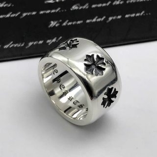 No.1 Popular Chrome Hearts Floral Cross Ring Replica Kud17533