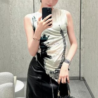 Nice Dior asymmetrical tank top T-shirt replica der68992
