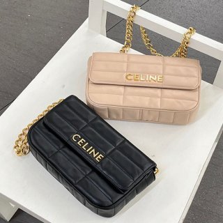 Very popular! Replica Celine chain shoulder bag, Matelasse, Monochrome, 2 colors, 111273EPZ