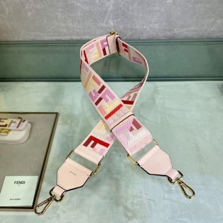 Fendi Shoulder Strap Replica Zucca Pattern Strap Logo fey97684