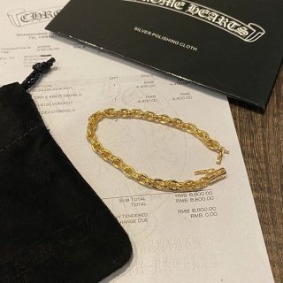 Chrome Hearts 22K Gold Replica Paper Chain/18 inch Kuu06990
