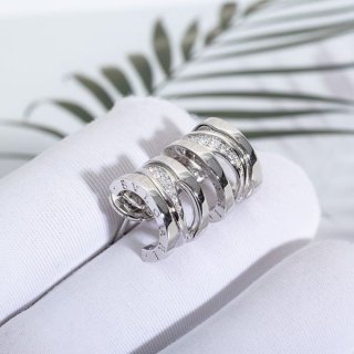 Sold out and popular ☆ Elegant Bulgari B ZERO1 earrings replica silver Bue49070