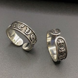 CHROME HEARTS Floral Cross Ring CH Replica Kuh57775