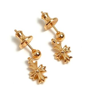 Very popular all over the world? Chrome Hearts earrings replica CH Plus Tiny E 22k gold Kup52360
