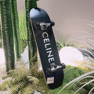 Stylish Celine Logo Print Wooden Skateboard Replica Cef75190