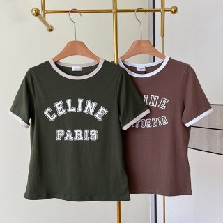 Celine t-shirts, cheap, PARIS 70S classic fit T-shirts, replica, Cec51959